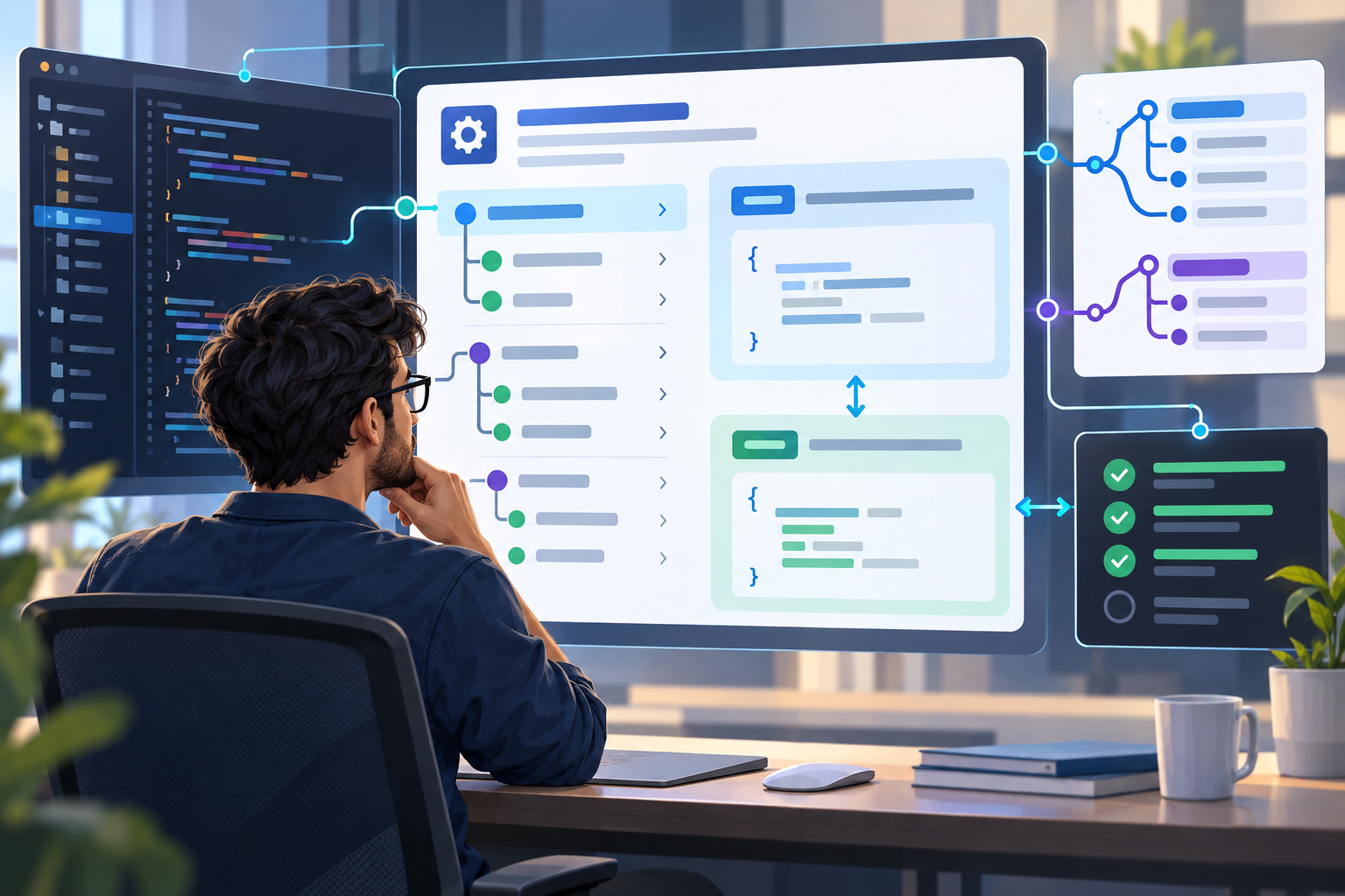 Разработчик сверяет схему API, версию endpoint и тесты с изменениями кода